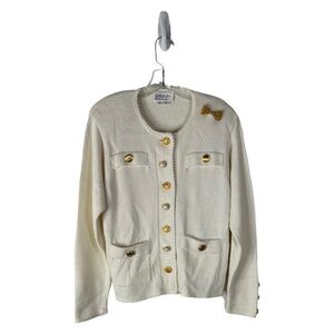 Lawrence Rich Seymour Levy Knit Cardigan Jacket SZ L